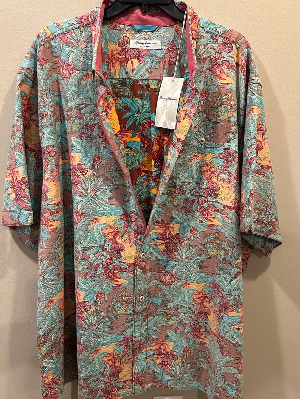 Tommy Bahama Nova Wave Retro Vibes Cotton-Blend Shirt - Picture 3 of 8